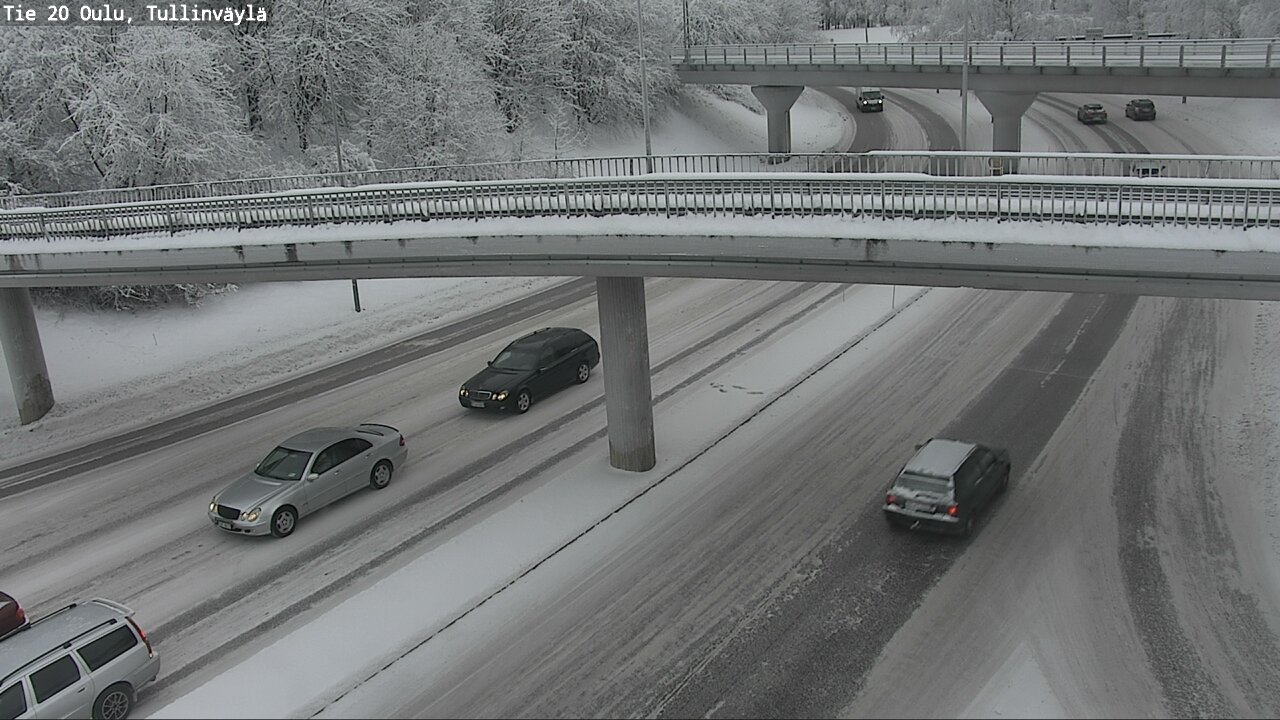Weather Camera Image Väg 20 Uleåborg, Tullinväylä, Oulu, Pohjois-Pohjanmaa