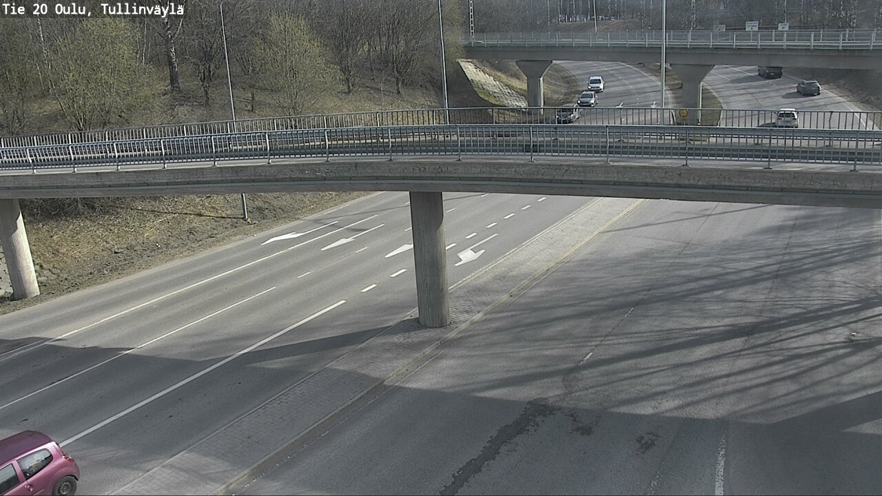Weather Camera Image Road 20 Oulu, Tullinväylä, Oulu, Pohjois-Pohjanmaa