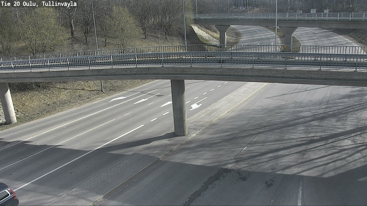 Weather Camera Image Road 20 Oulu, Tullinväylä, Oulu, Pohjois-Pohjanmaa