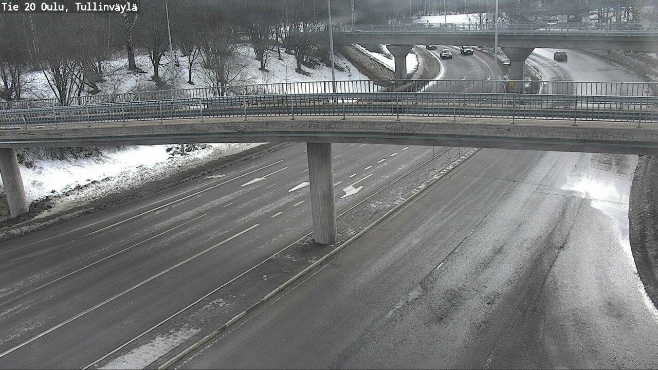 Weather Camera Image Väg 20 Uleåborg, Tullinväylä, Oulu, Pohjois-Pohjanmaa