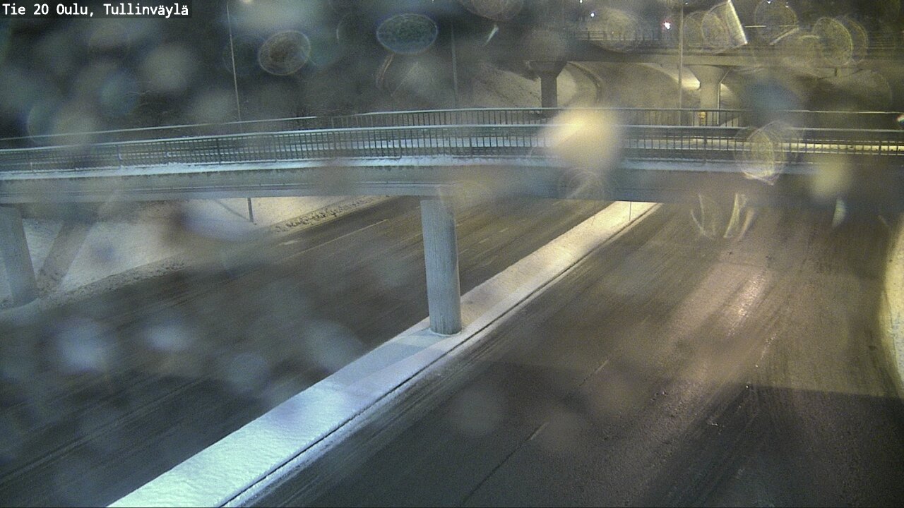 Weather Camera Image Väg 20 Uleåborg, Tullinväylä, Oulu, Pohjois-Pohjanmaa