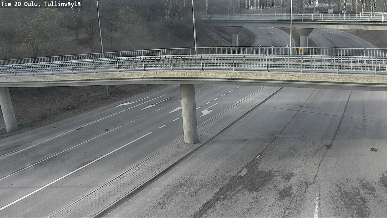 Weather Camera Image Road 20 Oulu, Tullinväylä, Oulu, Pohjois-Pohjanmaa