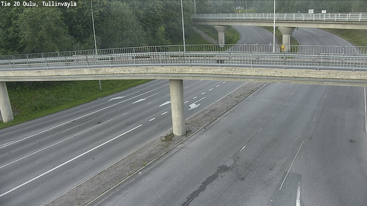 Weather Camera Image Road 20 Oulu, Tullinväylä, Oulu, Pohjois-Pohjanmaa