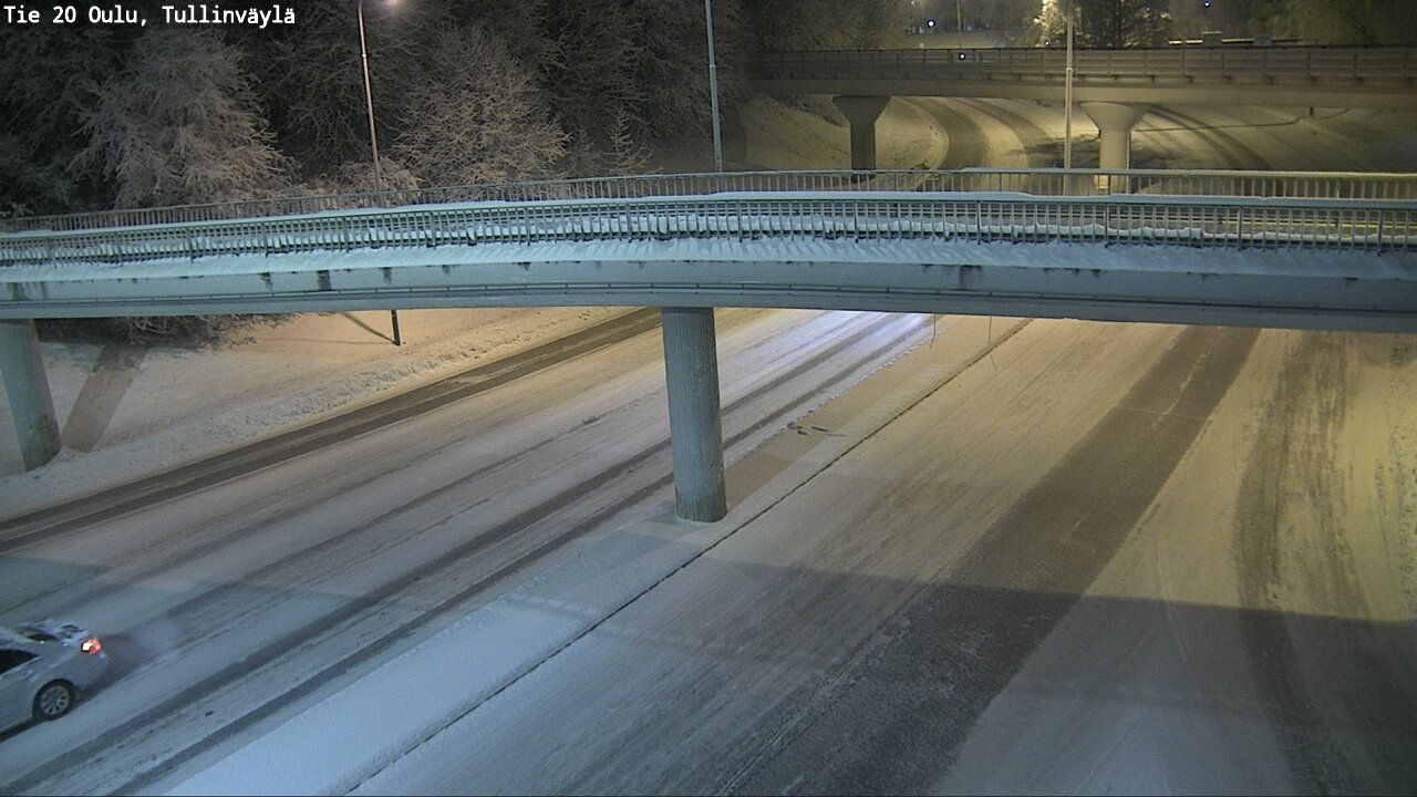 Weather Camera Image Väg 20 Uleåborg, Tullinväylä, Oulu, Pohjois-Pohjanmaa