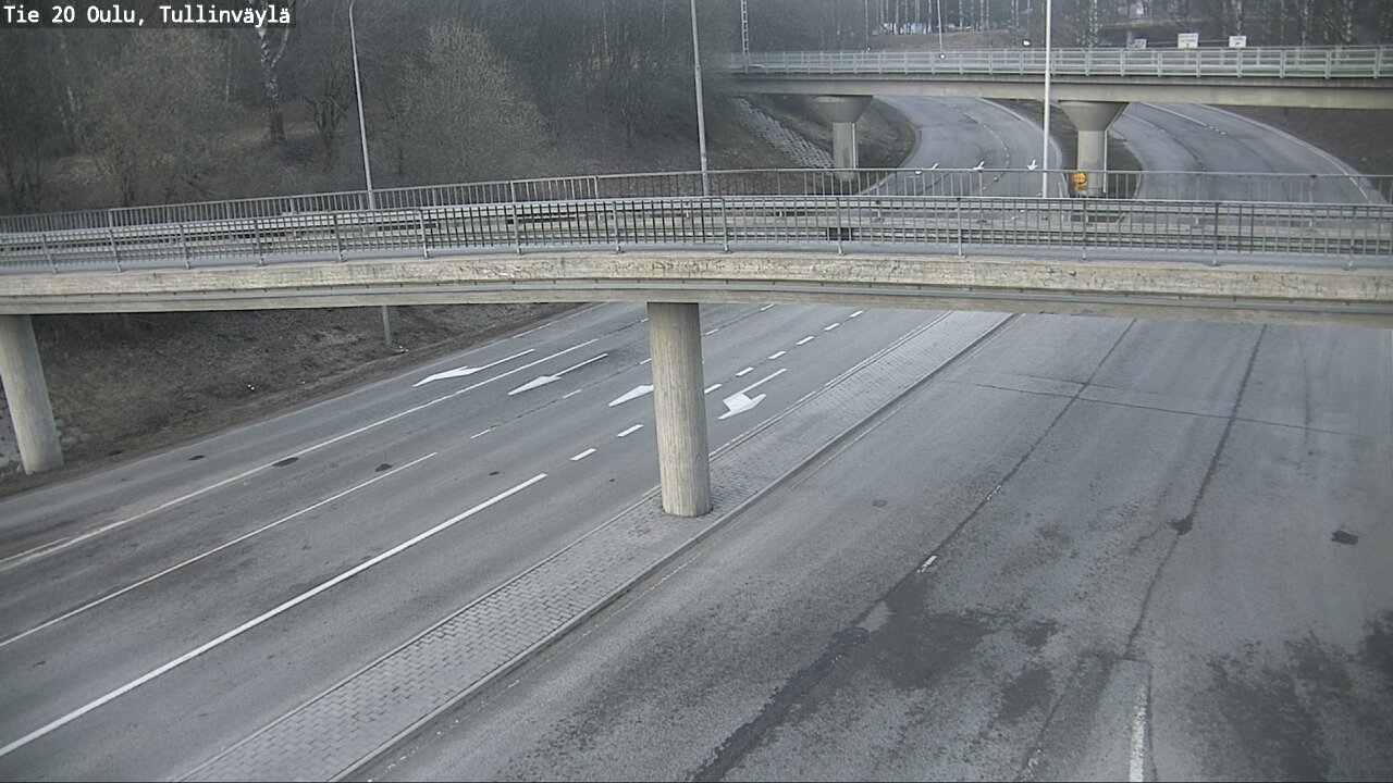 Weather Camera Image Road 20 Oulu, Tullinväylä, Oulu, Pohjois-Pohjanmaa