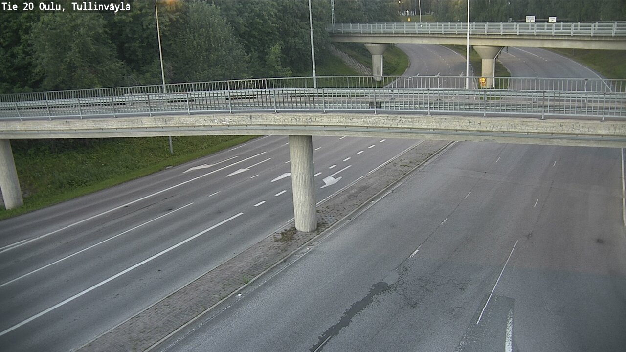 Weather Camera Image Road 20 Oulu, Tullinväylä, Oulu, Pohjois-Pohjanmaa