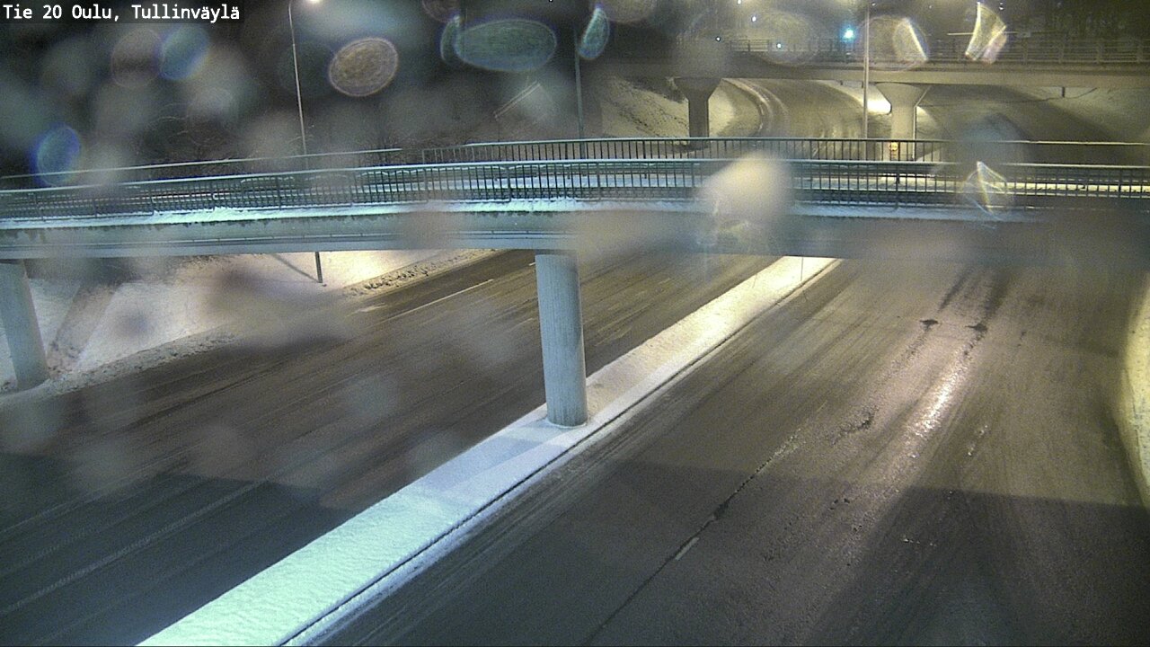 Weather Camera Image Väg 20 Uleåborg, Tullinväylä, Oulu, Pohjois-Pohjanmaa
