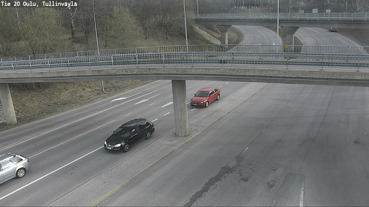 Weather Camera Image Road 20 Oulu, Tullinväylä, Oulu, Pohjois-Pohjanmaa