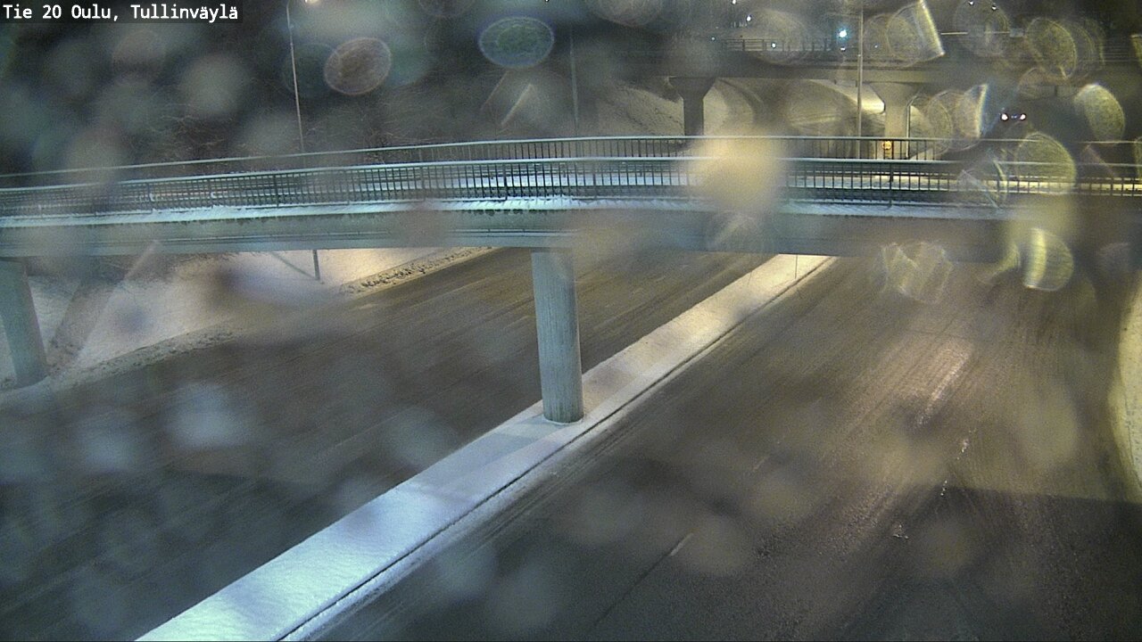 Weather Camera Image Väg 20 Uleåborg, Tullinväylä, Oulu, Pohjois-Pohjanmaa
