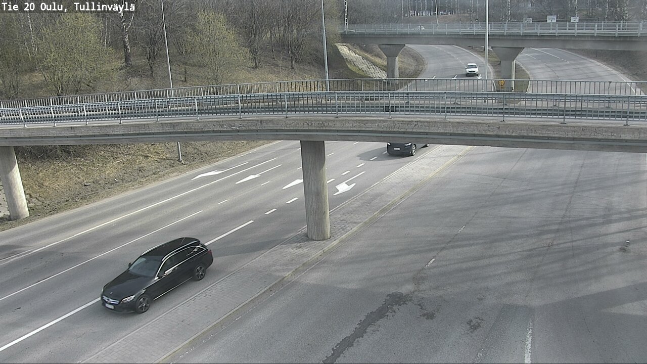 Weather Camera Image Road 20 Oulu, Tullinväylä, Oulu, Pohjois-Pohjanmaa