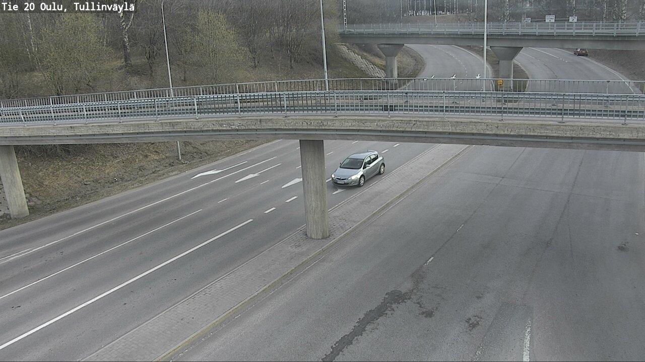 Weather Camera Image Road 20 Oulu, Tullinväylä, Oulu, Pohjois-Pohjanmaa