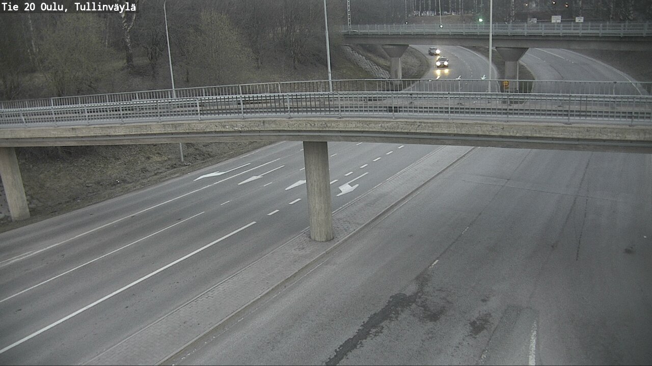 Weather Camera Image Road 20 Oulu, Tullinväylä, Oulu, Pohjois-Pohjanmaa
