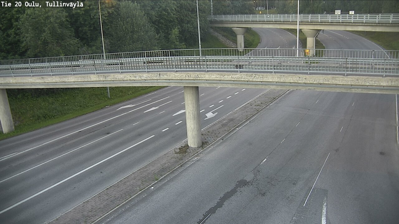 Weather Camera Image Road 20 Oulu, Tullinväylä, Oulu, Pohjois-Pohjanmaa