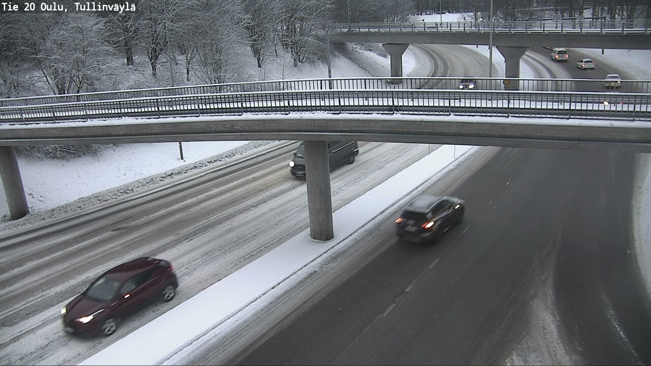 Weather Camera Image Väg 20 Uleåborg, Tullinväylä, Oulu, Pohjois-Pohjanmaa
