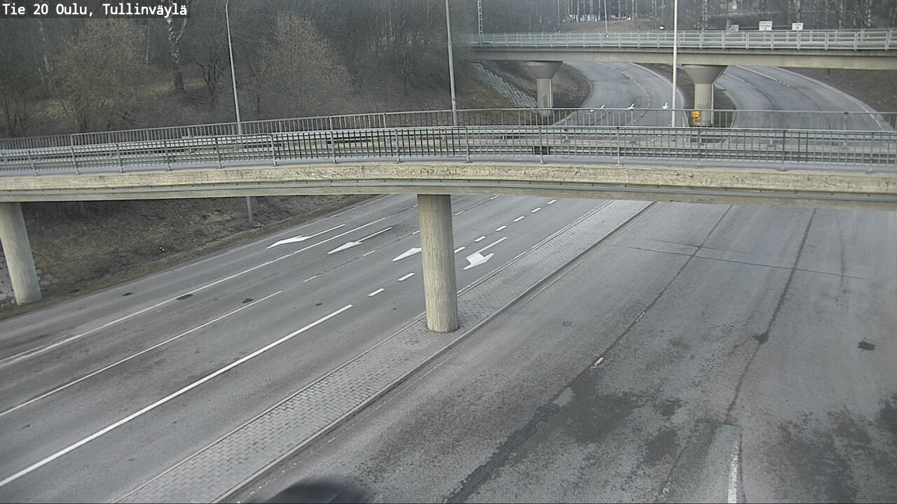 Weather Camera Image Road 20 Oulu, Tullinväylä, Oulu, Pohjois-Pohjanmaa