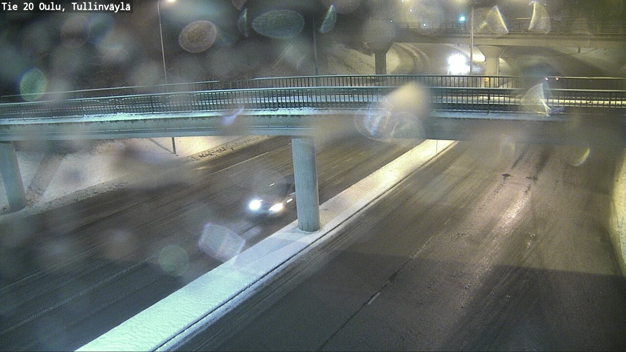Weather Camera Image Väg 20 Uleåborg, Tullinväylä, Oulu, Pohjois-Pohjanmaa