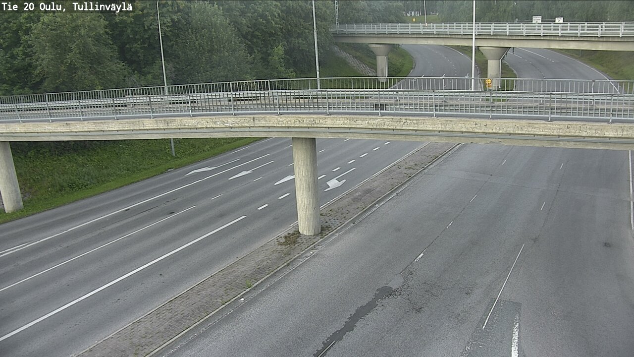 Weather Camera Image Road 20 Oulu, Tullinväylä, Oulu, Pohjois-Pohjanmaa