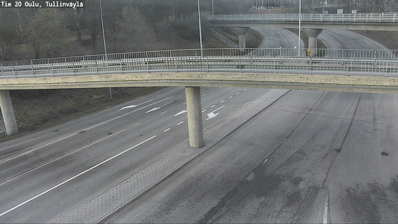 Weather Camera Image Road 20 Oulu, Tullinväylä, Oulu, Pohjois-Pohjanmaa