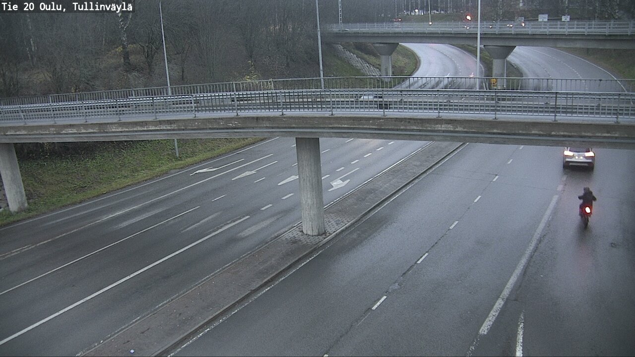 Weather Camera Image Road 20 Oulu, Tullinväylä, Oulu, Pohjois-Pohjanmaa