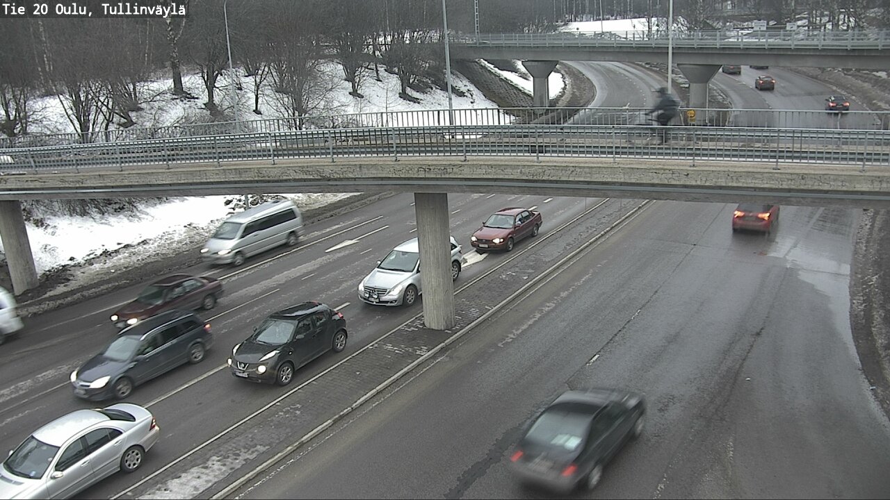 Weather Camera Image Väg 20 Uleåborg, Tullinväylä, Oulu, Pohjois-Pohjanmaa