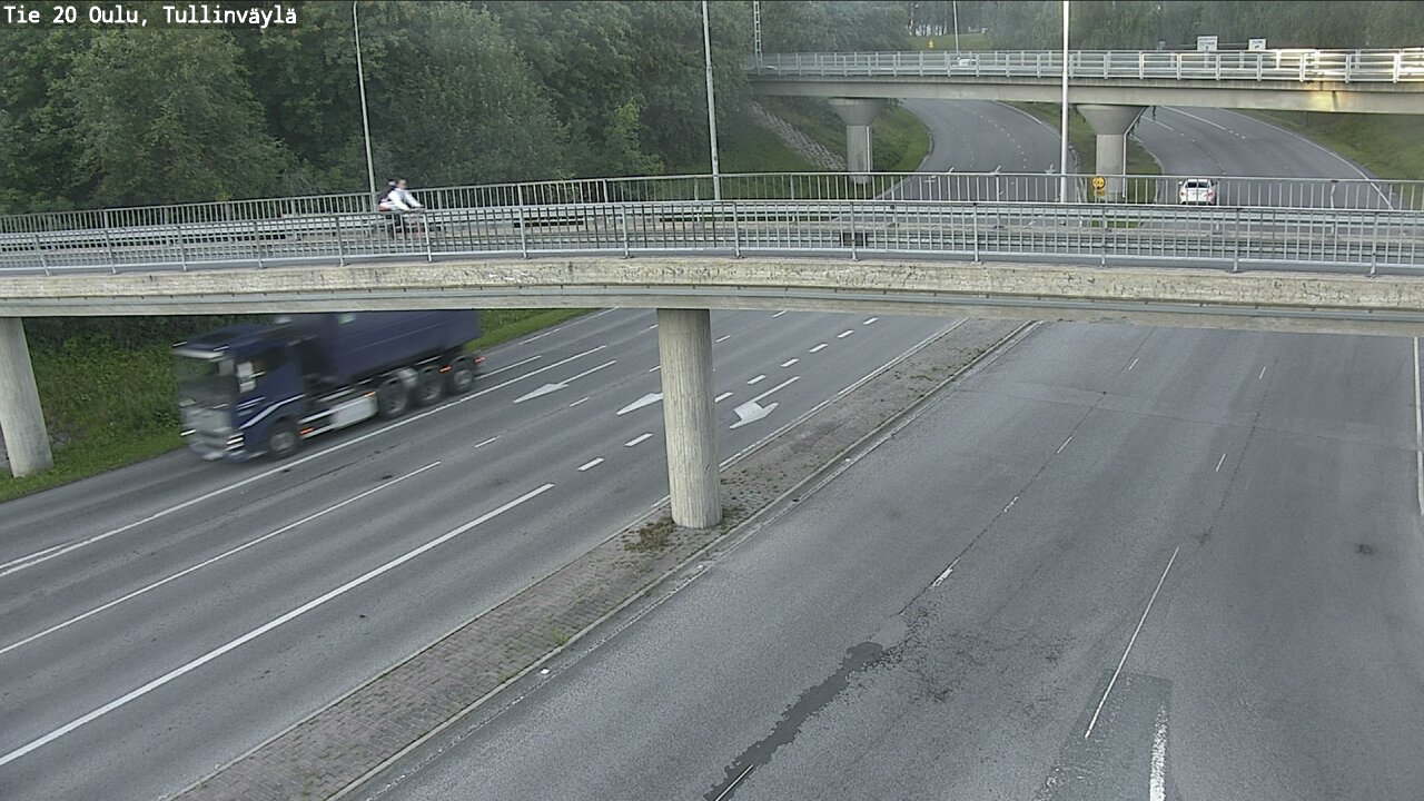 Weather Camera Image Road 20 Oulu, Tullinväylä, Oulu, Pohjois-Pohjanmaa