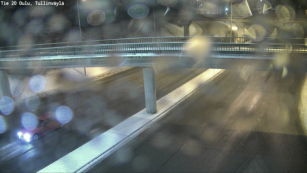 Weather Camera Image Väg 20 Uleåborg, Tullinväylä, Oulu, Pohjois-Pohjanmaa