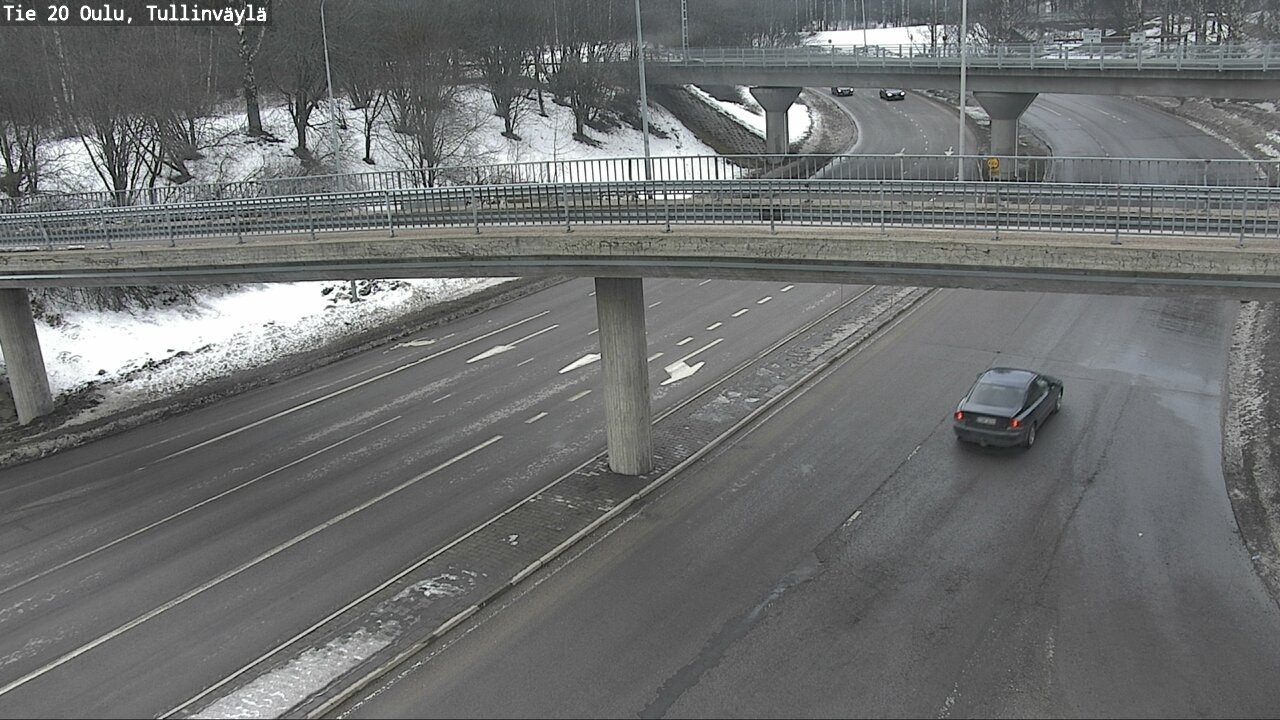 Weather Camera Image Road 20 Oulu, Tullinväylä, Oulu, Pohjois-Pohjanmaa