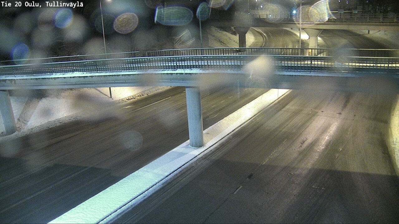 Weather Camera Image Väg 20 Uleåborg, Tullinväylä, Oulu, Pohjois-Pohjanmaa