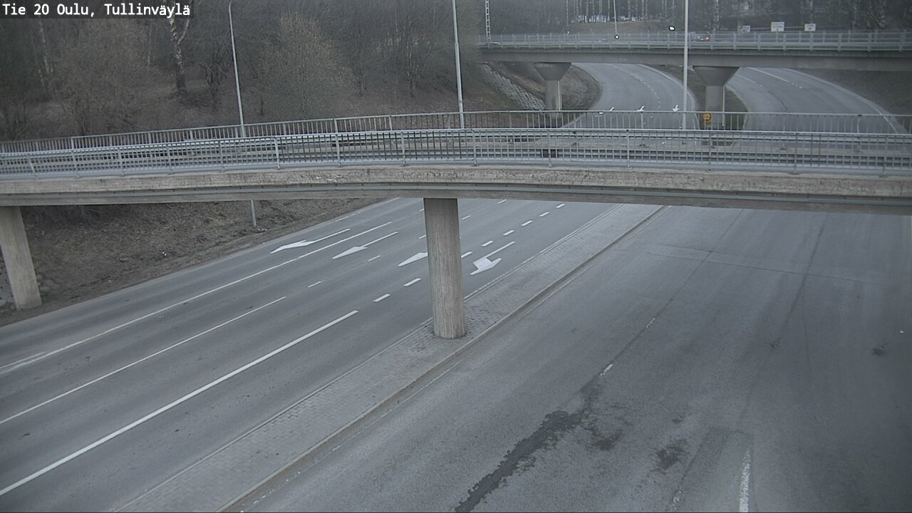 Weather Camera Image Road 20 Oulu, Tullinväylä, Oulu, Pohjois-Pohjanmaa