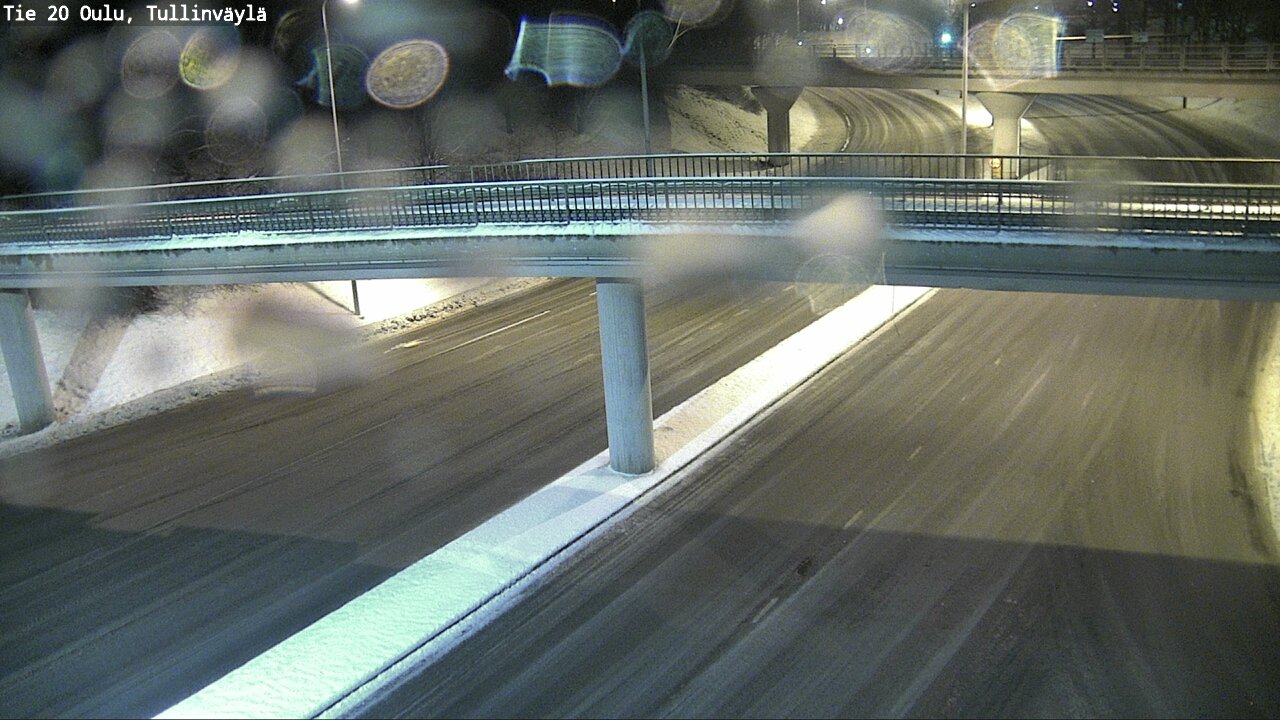 Weather Camera Image Väg 20 Uleåborg, Tullinväylä, Oulu, Pohjois-Pohjanmaa