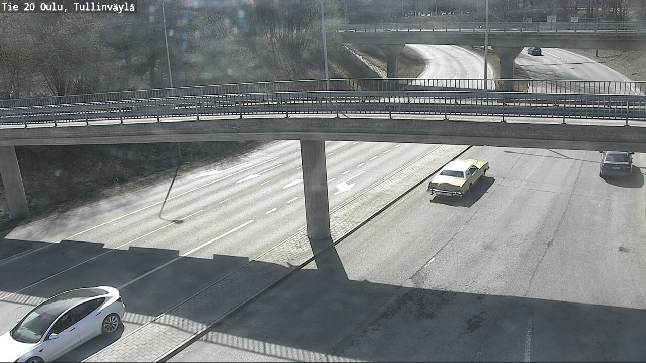 Weather Camera Image Road 20 Oulu, Tullinväylä, Oulu, Pohjois-Pohjanmaa