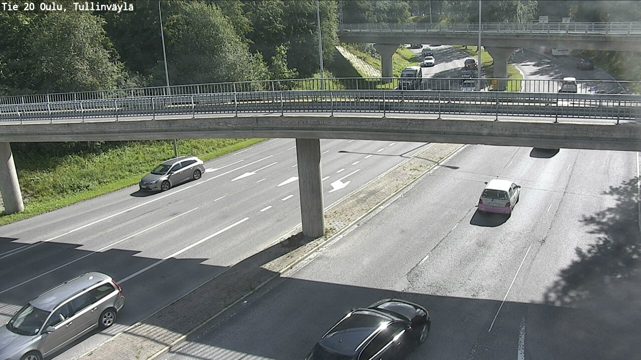 Weather Camera Image Road 20 Oulu, Tullinväylä, Oulu, Pohjois-Pohjanmaa
