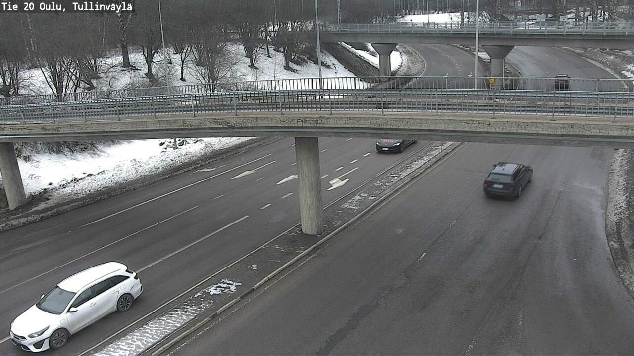 Weather Camera Image Road 20 Oulu, Tullinväylä, Oulu, Pohjois-Pohjanmaa