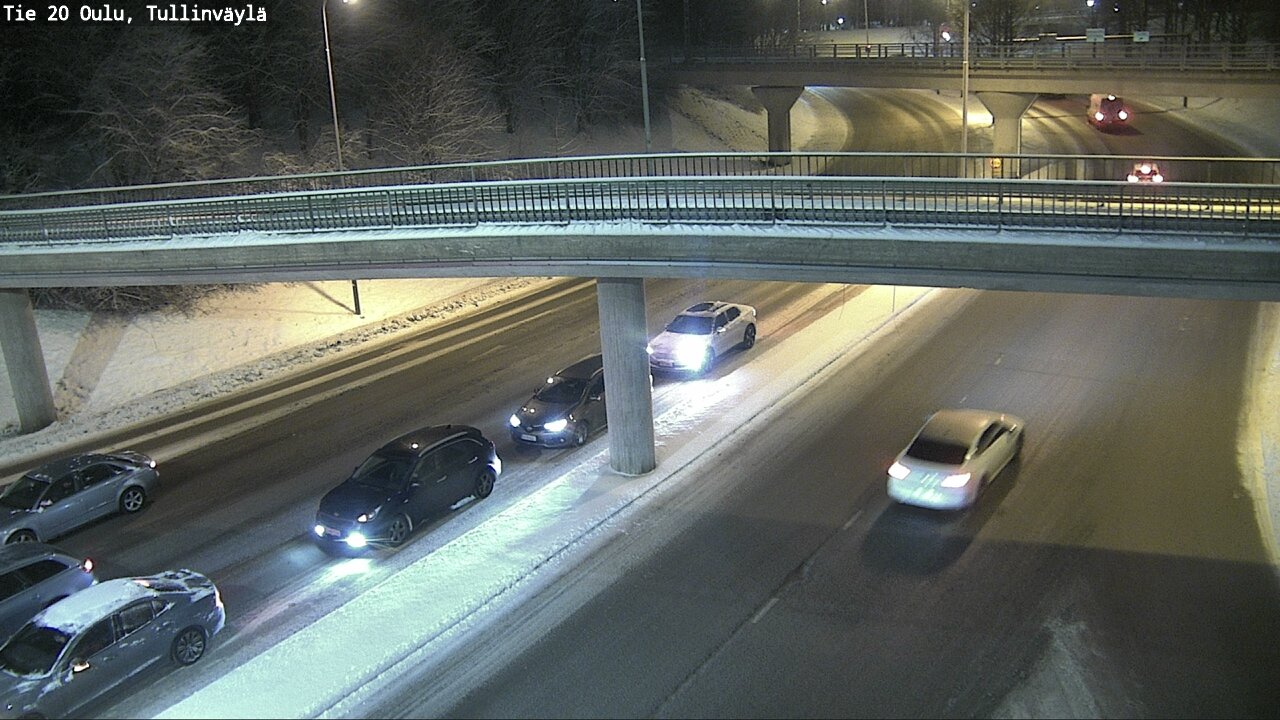 Weather Camera Image Väg 20 Uleåborg, Tullinväylä, Oulu, Pohjois-Pohjanmaa