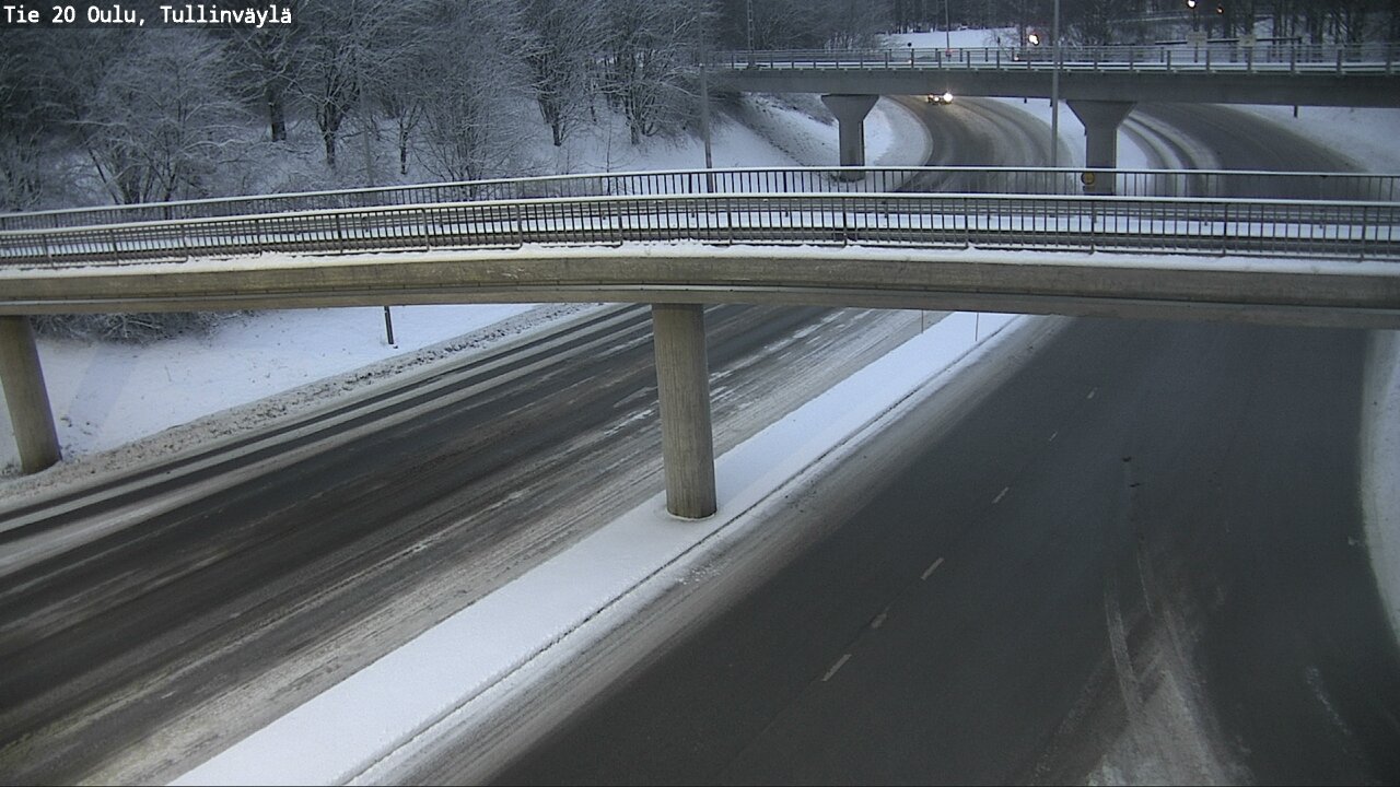 Weather Camera Image Väg 20 Uleåborg, Tullinväylä, Oulu, Pohjois-Pohjanmaa