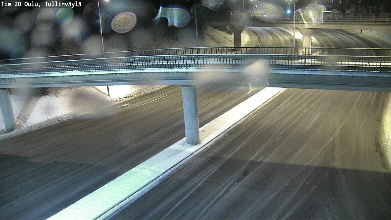 Weather Camera Image Väg 20 Uleåborg, Tullinväylä, Oulu, Pohjois-Pohjanmaa