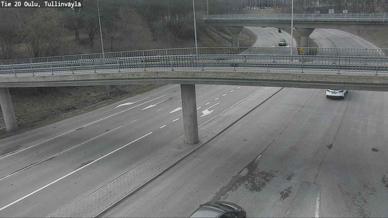Weather Camera Image Road 20 Oulu, Tullinväylä, Oulu, Pohjois-Pohjanmaa