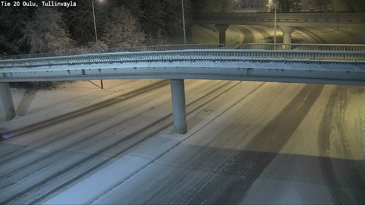 Weather Camera Image Väg 20 Uleåborg, Tullinväylä, Oulu, Pohjois-Pohjanmaa