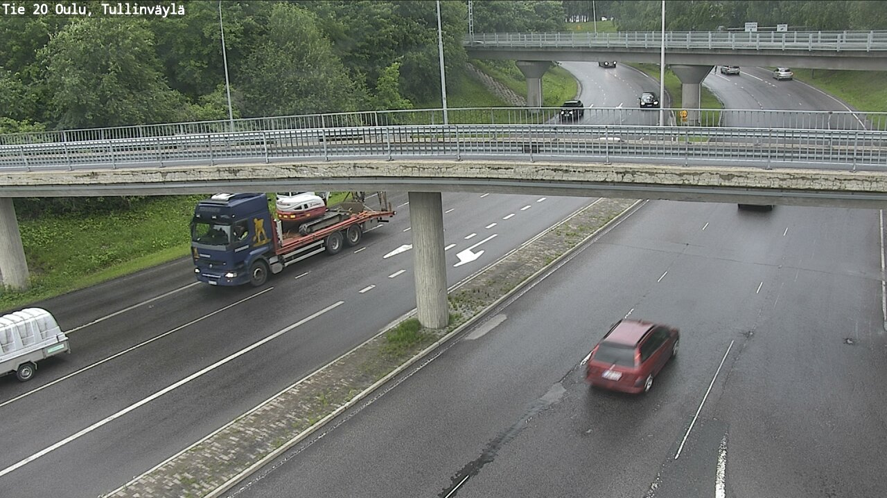 Weather Camera Image Väg 20 Uleåborg, Tullinväylä, Oulu, Pohjois-Pohjanmaa