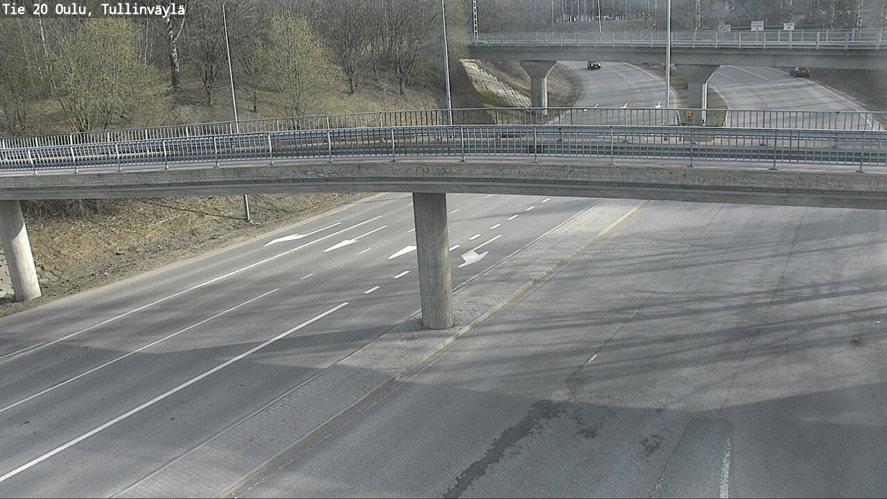 Weather Camera Image Road 20 Oulu, Tullinväylä, Oulu, Pohjois-Pohjanmaa