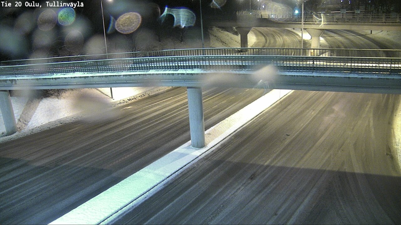 Weather Camera Image Väg 20 Uleåborg, Tullinväylä, Oulu, Pohjois-Pohjanmaa
