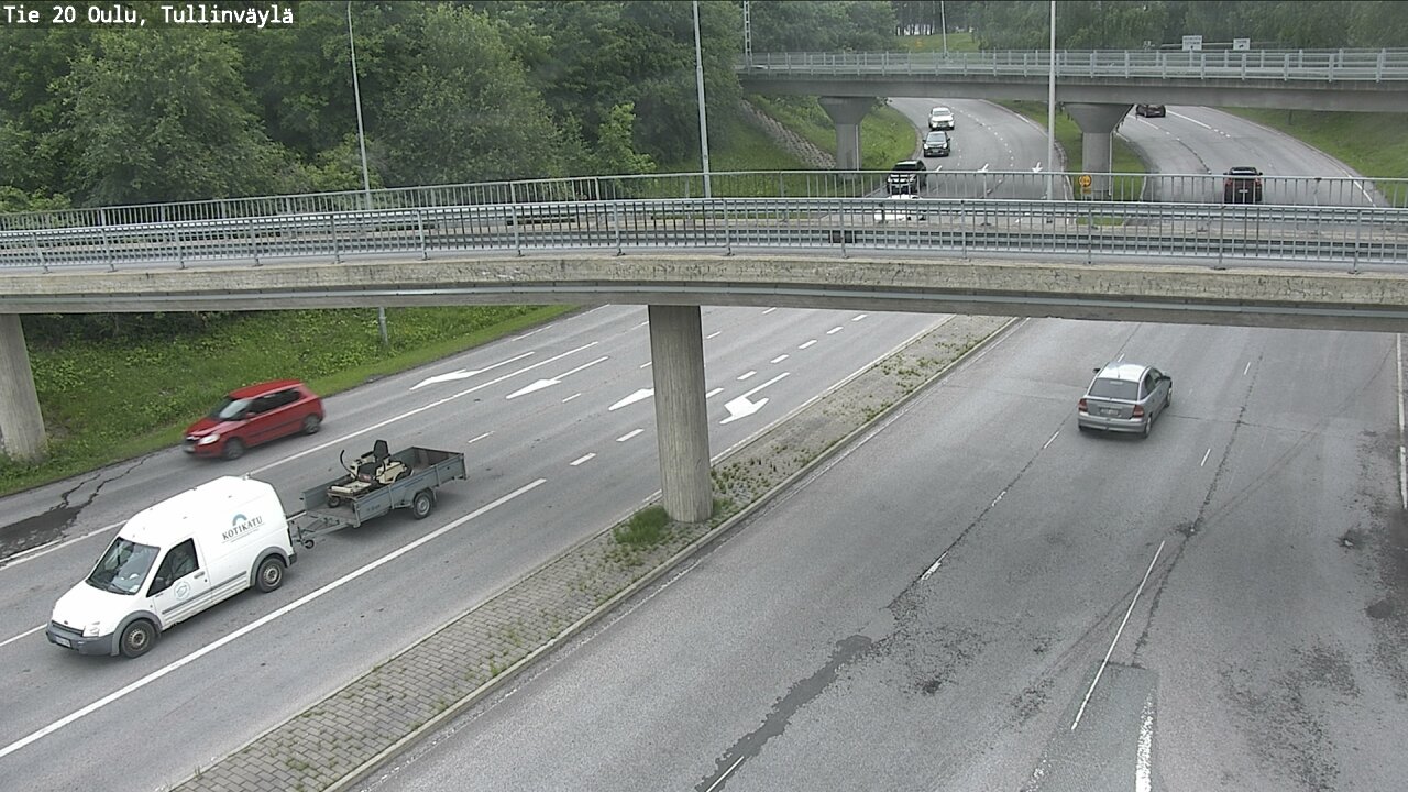 Weather Camera Image Road 20 Oulu, Tullinväylä, Oulu, Pohjois-Pohjanmaa
