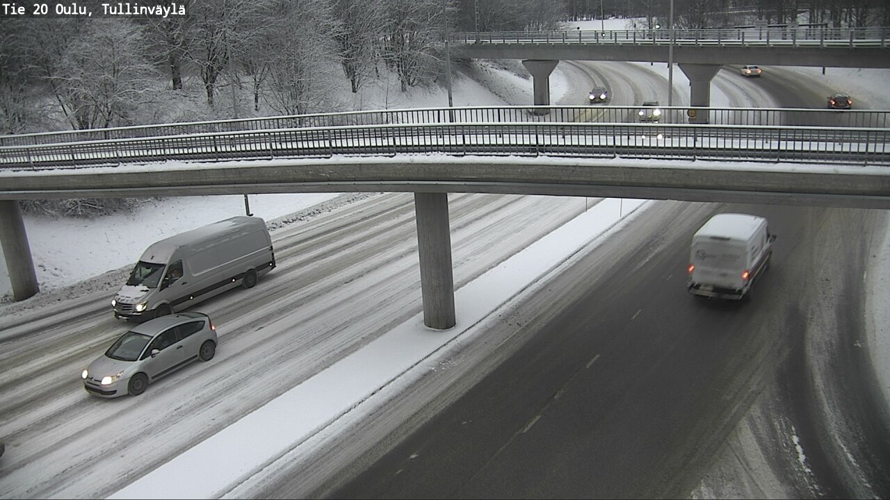 Weather Camera Image Väg 20 Uleåborg, Tullinväylä, Oulu, Pohjois-Pohjanmaa