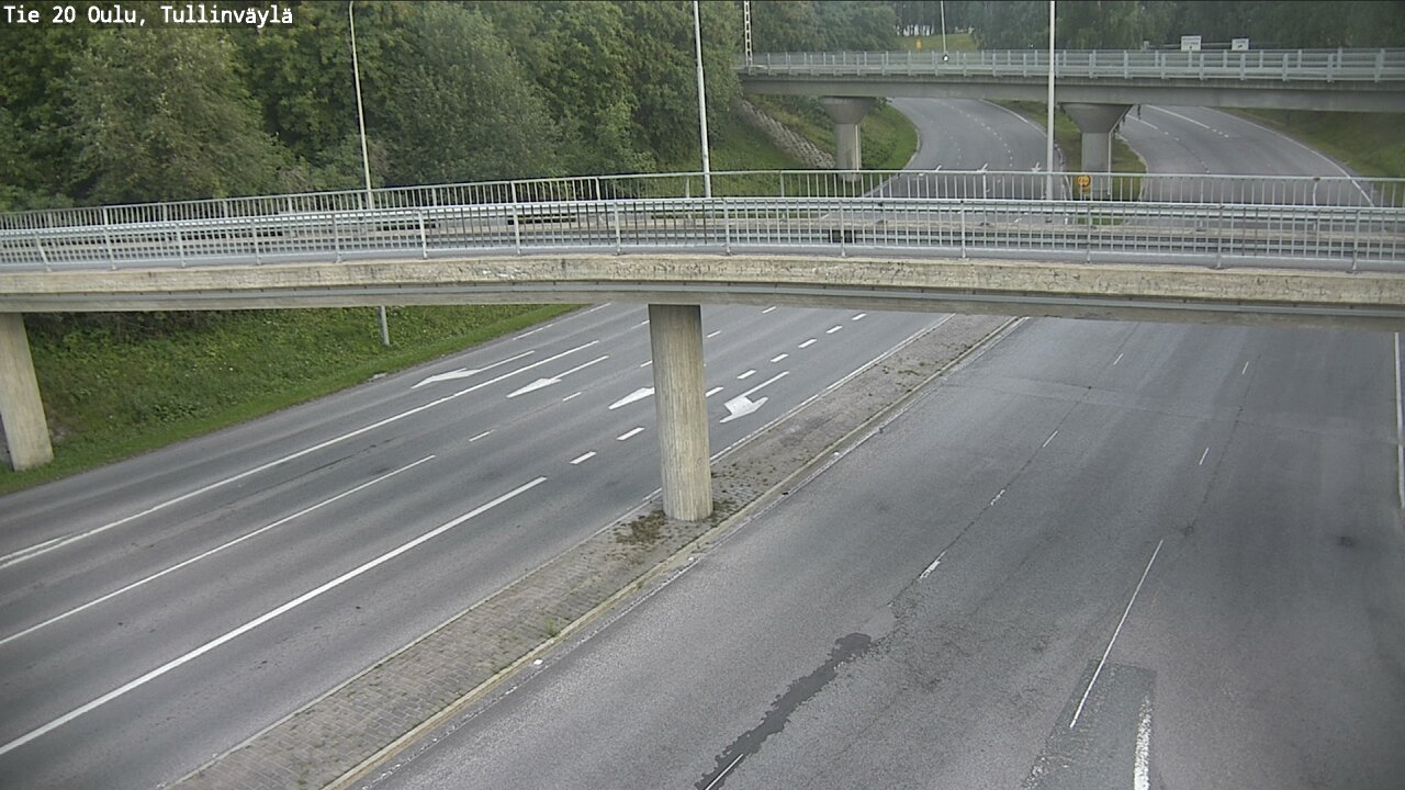 Weather Camera Image Road 20 Oulu, Tullinväylä, Oulu, Pohjois-Pohjanmaa