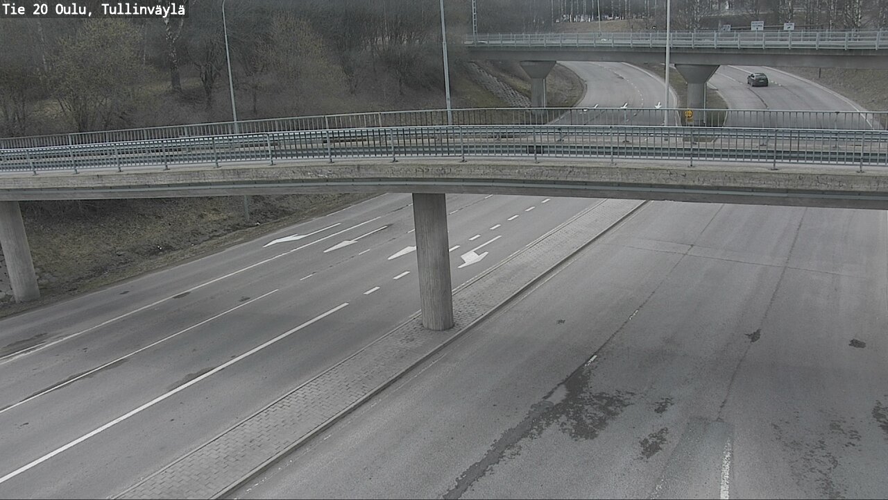 Weather Camera Image Road 20 Oulu, Tullinväylä, Oulu, Pohjois-Pohjanmaa