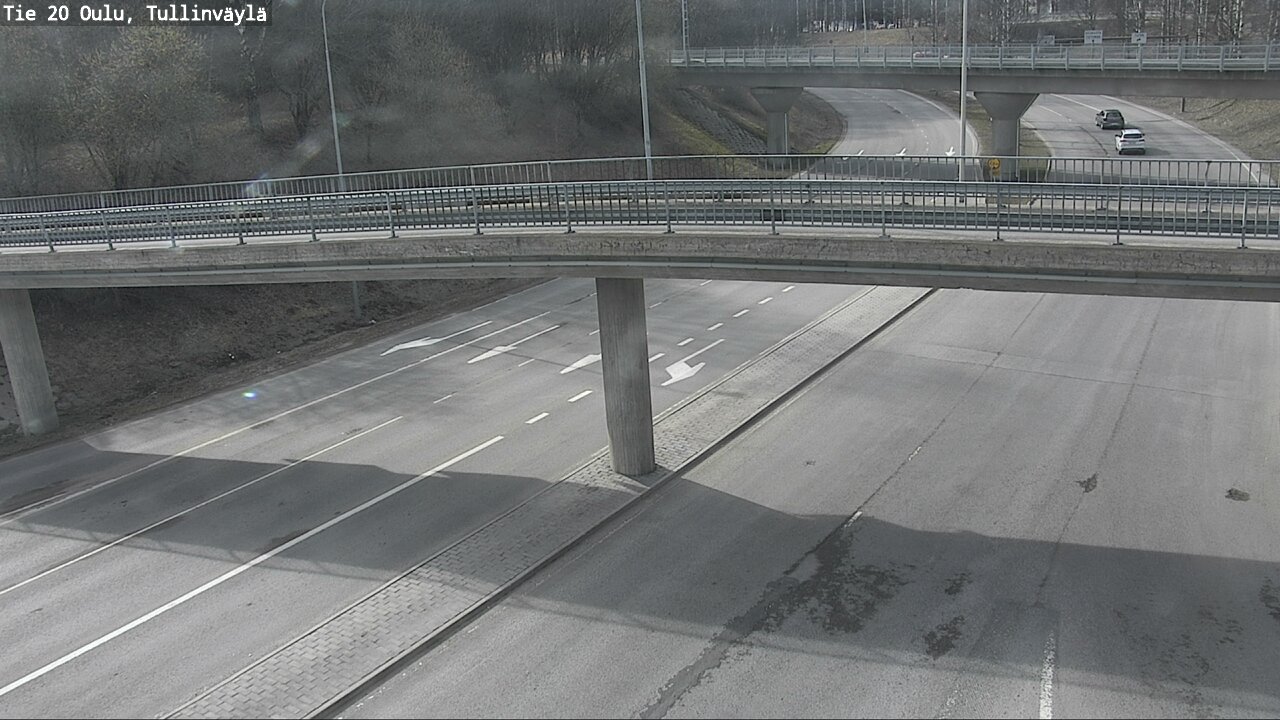 Weather Camera Image Road 20 Oulu, Tullinväylä, Oulu, Pohjois-Pohjanmaa