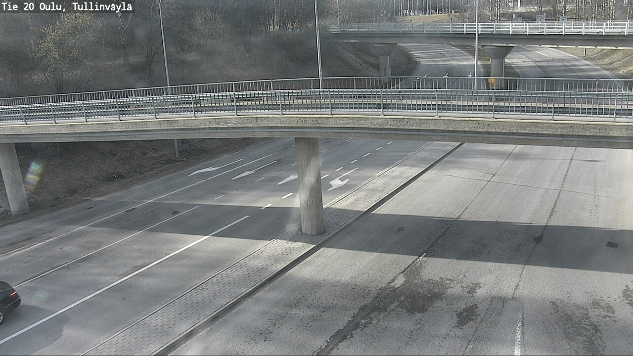 Weather Camera Image Road 20 Oulu, Tullinväylä, Oulu, Pohjois-Pohjanmaa