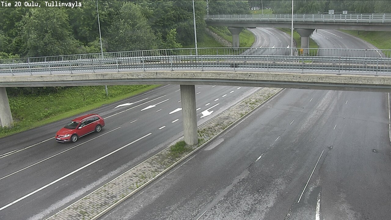 Weather Camera Image Väg 20 Uleåborg, Tullinväylä, Oulu, Pohjois-Pohjanmaa