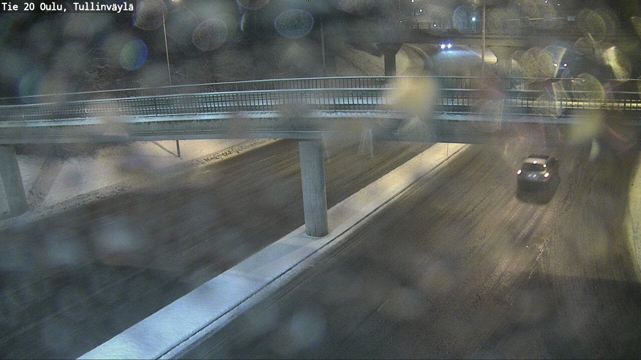 Weather Camera Image Väg 20 Uleåborg, Tullinväylä, Oulu, Pohjois-Pohjanmaa