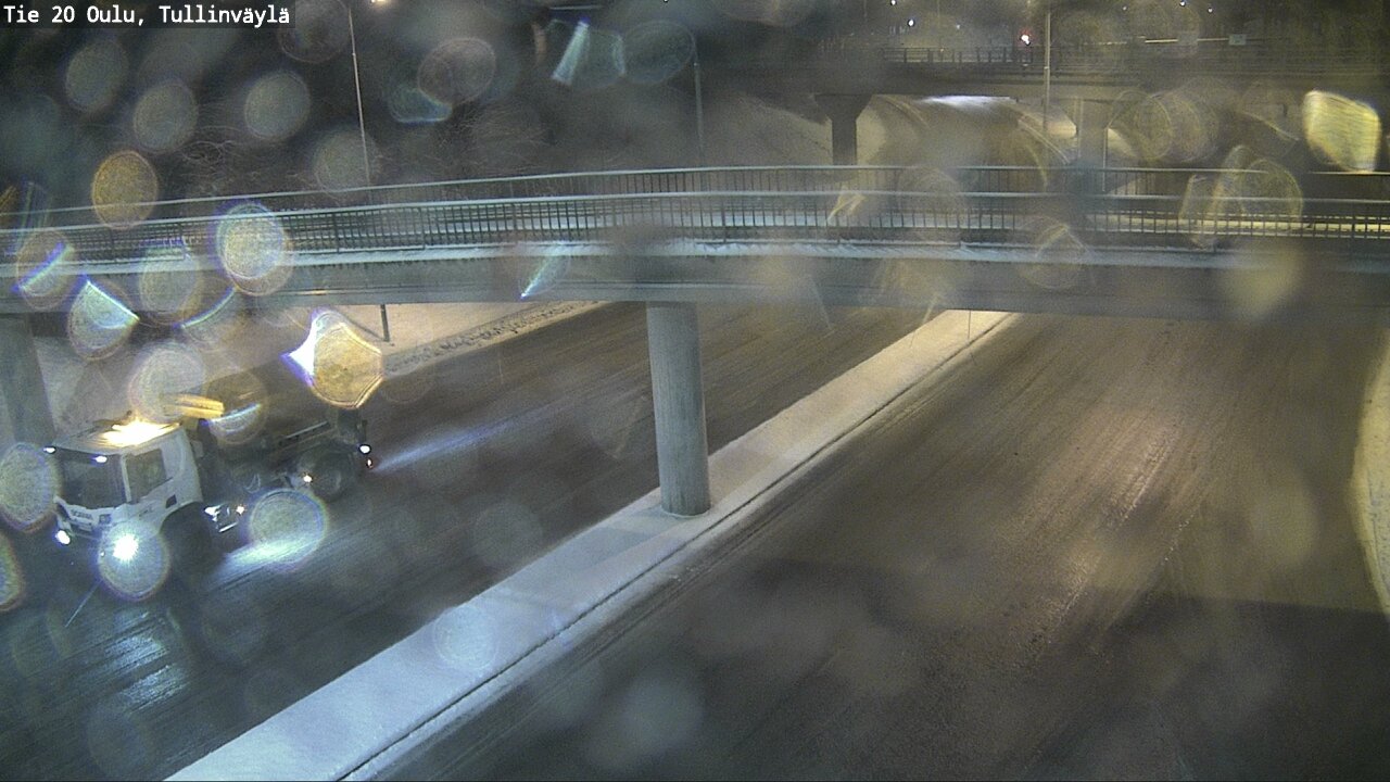 Weather Camera Image Väg 20 Uleåborg, Tullinväylä, Oulu, Pohjois-Pohjanmaa